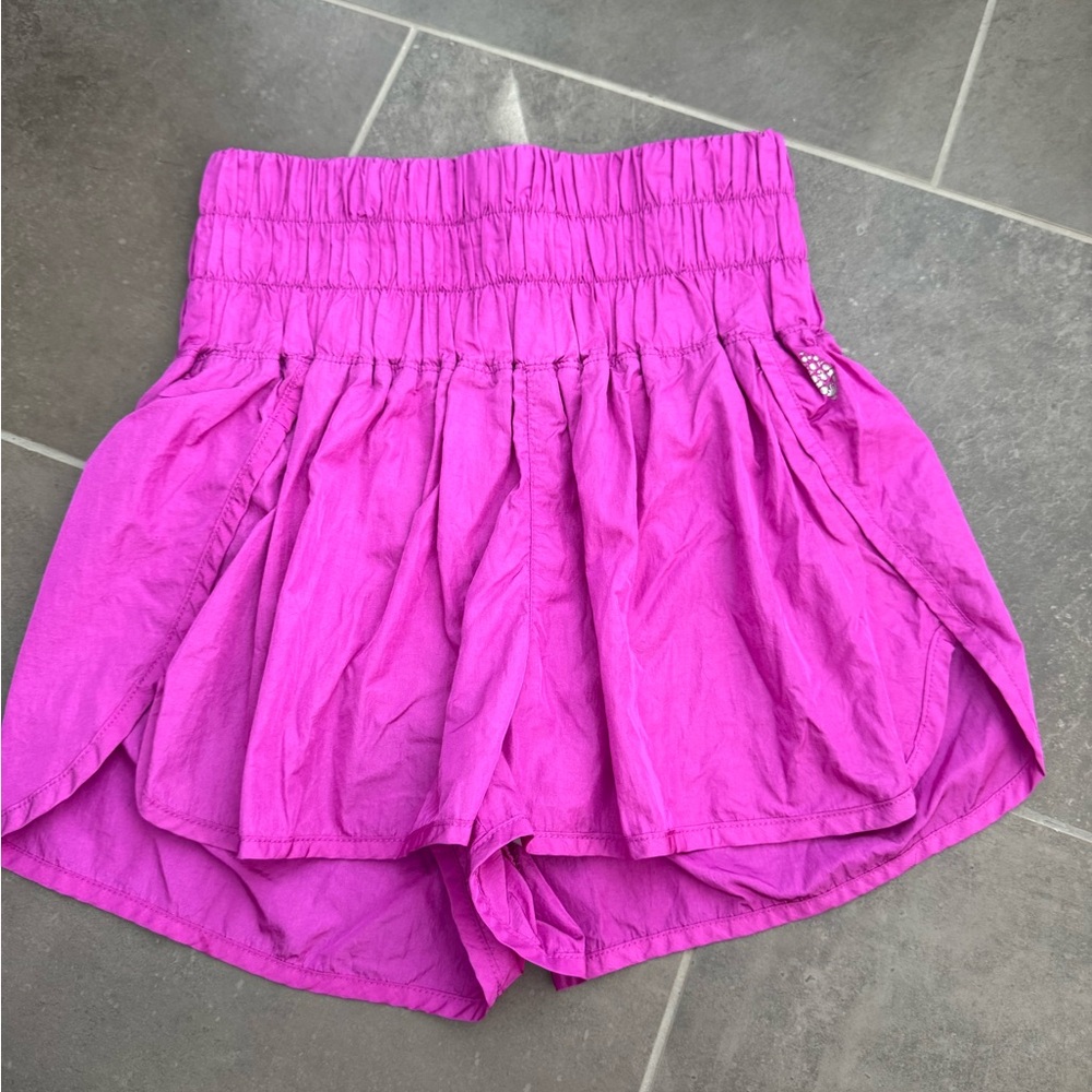 Free People Movement Magenta Way Home Shorts